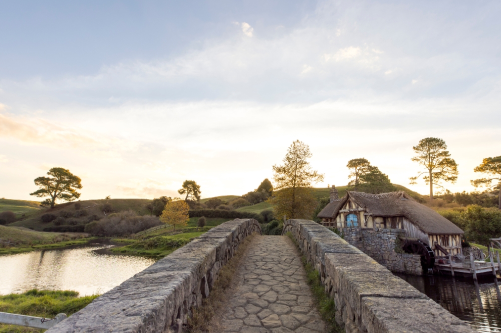 The bridge and pub on the Hobbiton™ Movie Set
